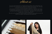 Website for Premium Beauty Brand, a Branding & Logo Template by WebDesignDaria (Thumbnail 2 of 5)