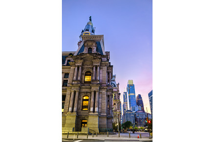 Philadelphia City Hall building at, an Architecture Photo by Leonid Andronov