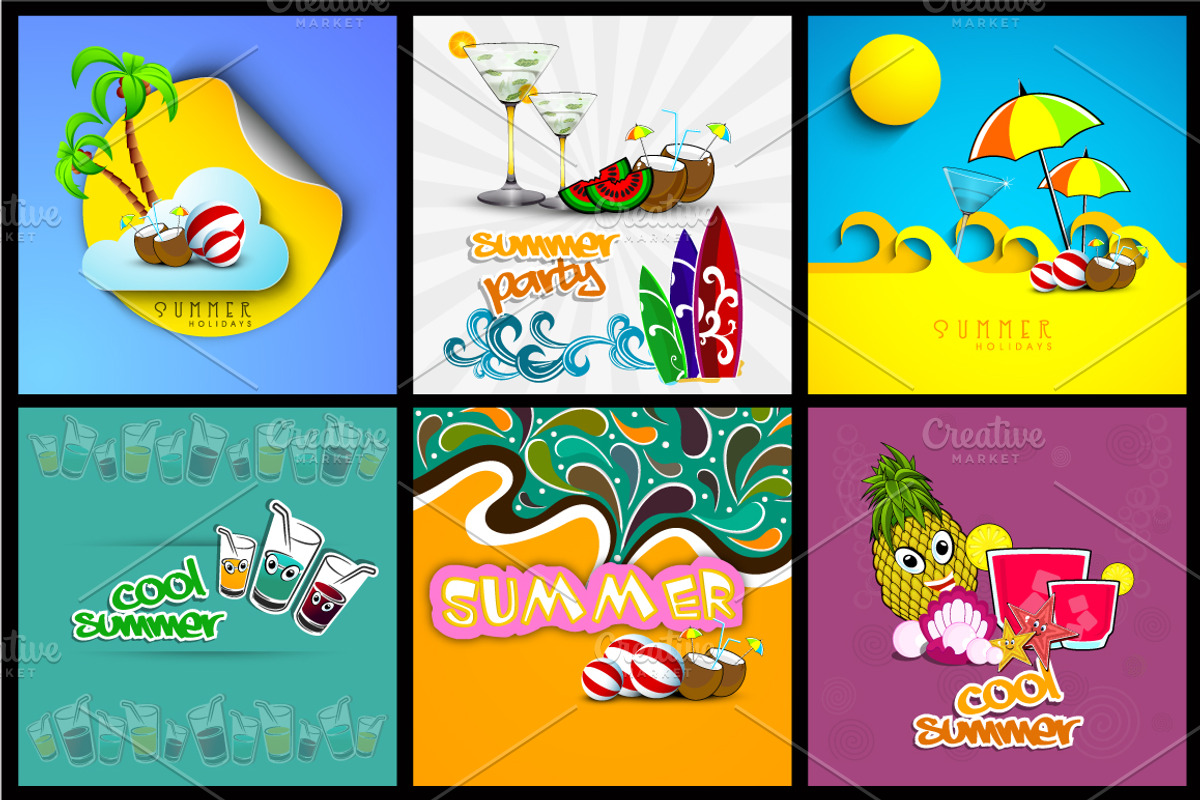 Summer Design Set, an Object Illustration by Allies Interactive (Photo 3 of 6)