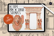 Egypt Procreate Stamps, a Shape Add-On by Spasibenko Art (Thumbnail 1 of 4)