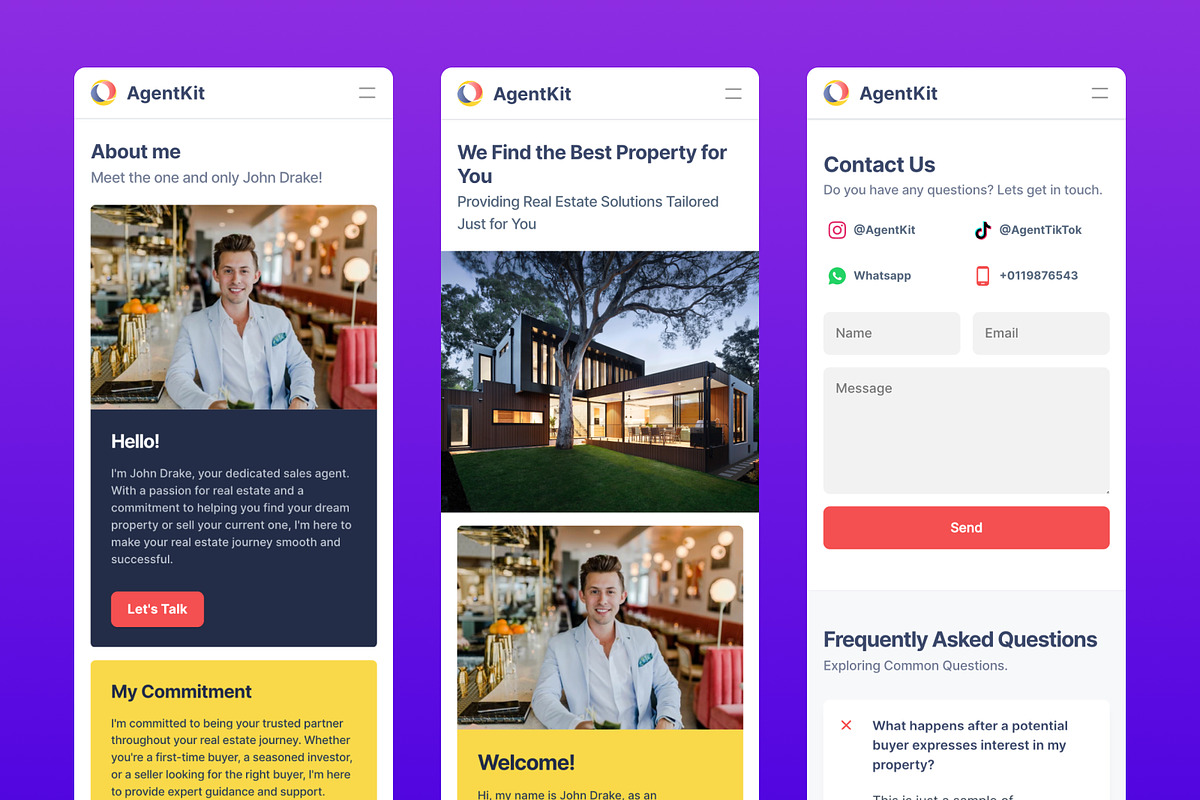 AgentKit — Agent Framer Template, a Landing Page Template by zadstudio (Photo 6 of 6)