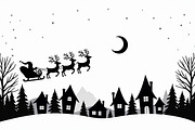 Santa Sleigh Vector Bundle, an Illustration by Amazin_art (Thumbnail 19 of 21)