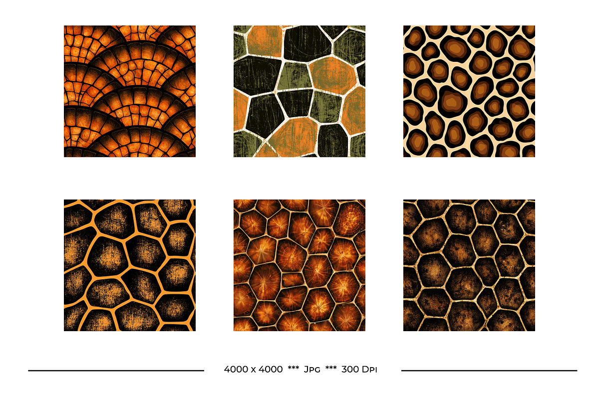 Tortoise Shell Animal Prints, a Pattern Graphic by karenfoleyphoto (Photo 5 of 8)