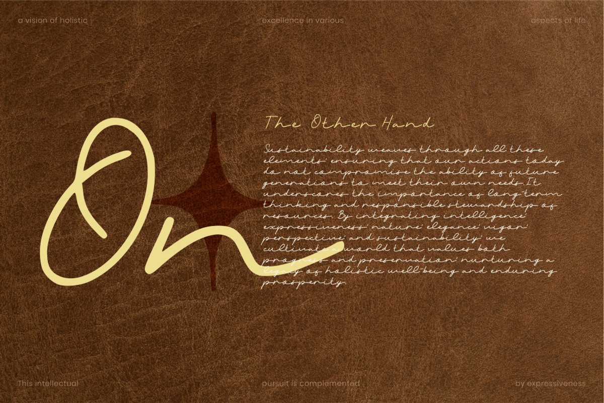 Kahyana Handwritten Script Font, a Script Font by Catalystco Studio (Photo 7 of 7)