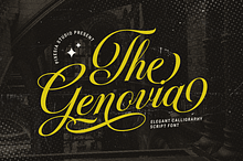 Genovia - Elegant Calligraphy Font