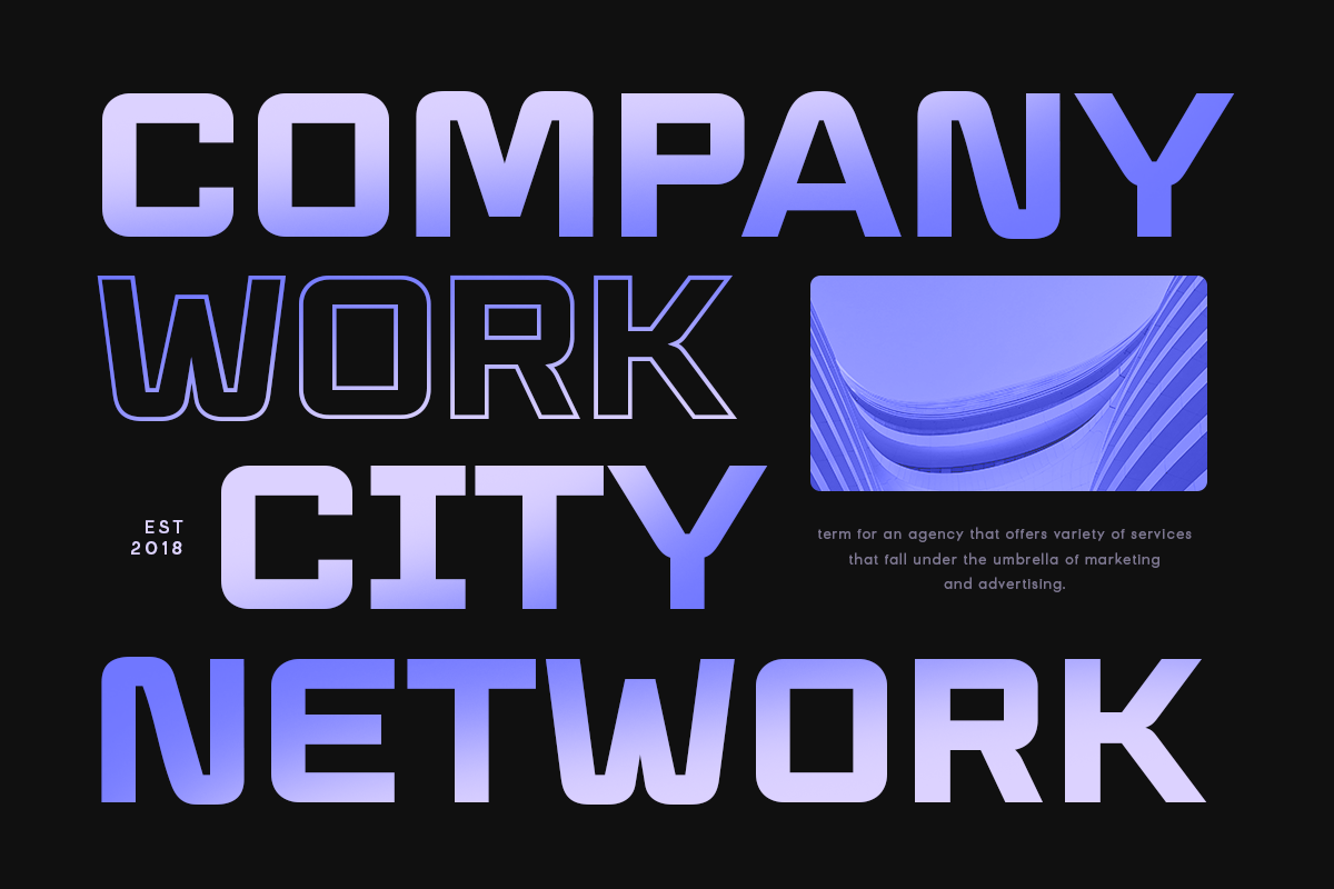 Modern Futuristic - Scifi Font, a Sans Serif Font by Hamz Studio (Photo 3 of 12)