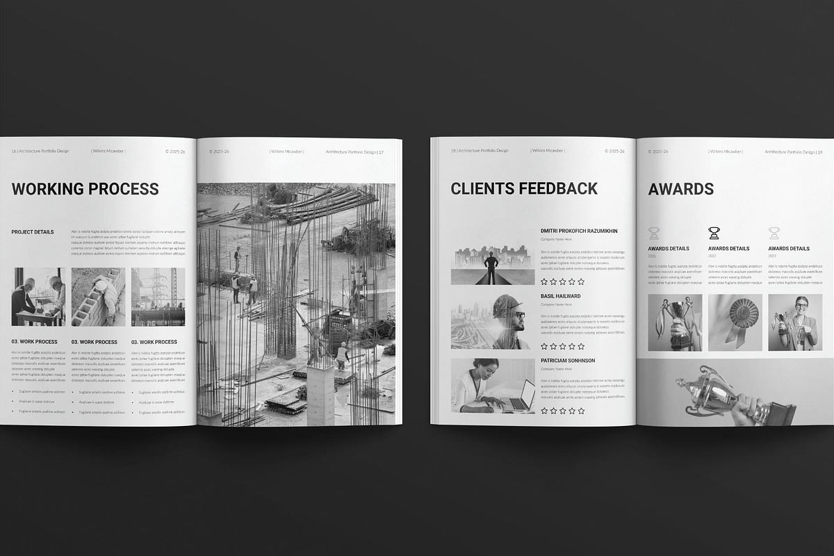 Architecture Portfolio Template, a Brochure Template by E-Type (Photo 7 of 8)