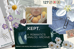 Analog Archive: Alphabet & Tickets, an Object Graphic by Anzhelika