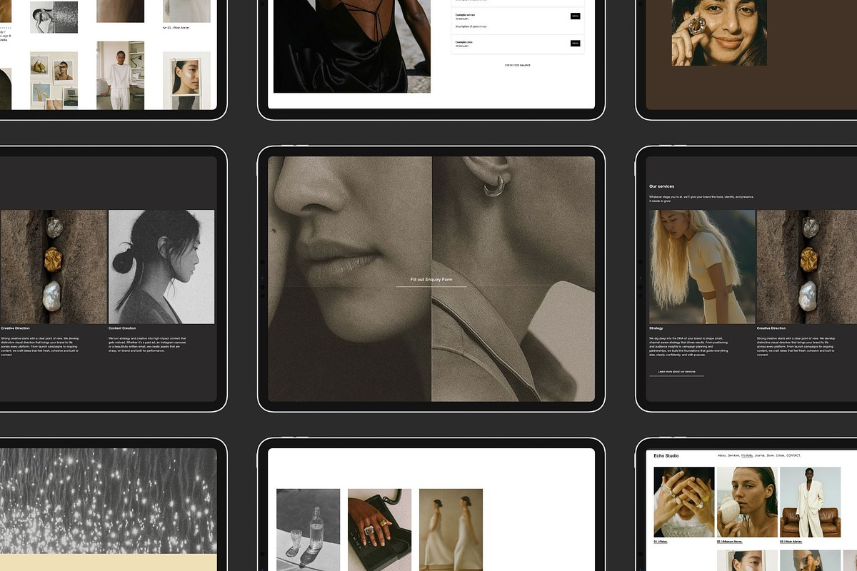 Editorial Squarespace Website, a Squarespace Template by Studio TSM (Photo 16 of 16)