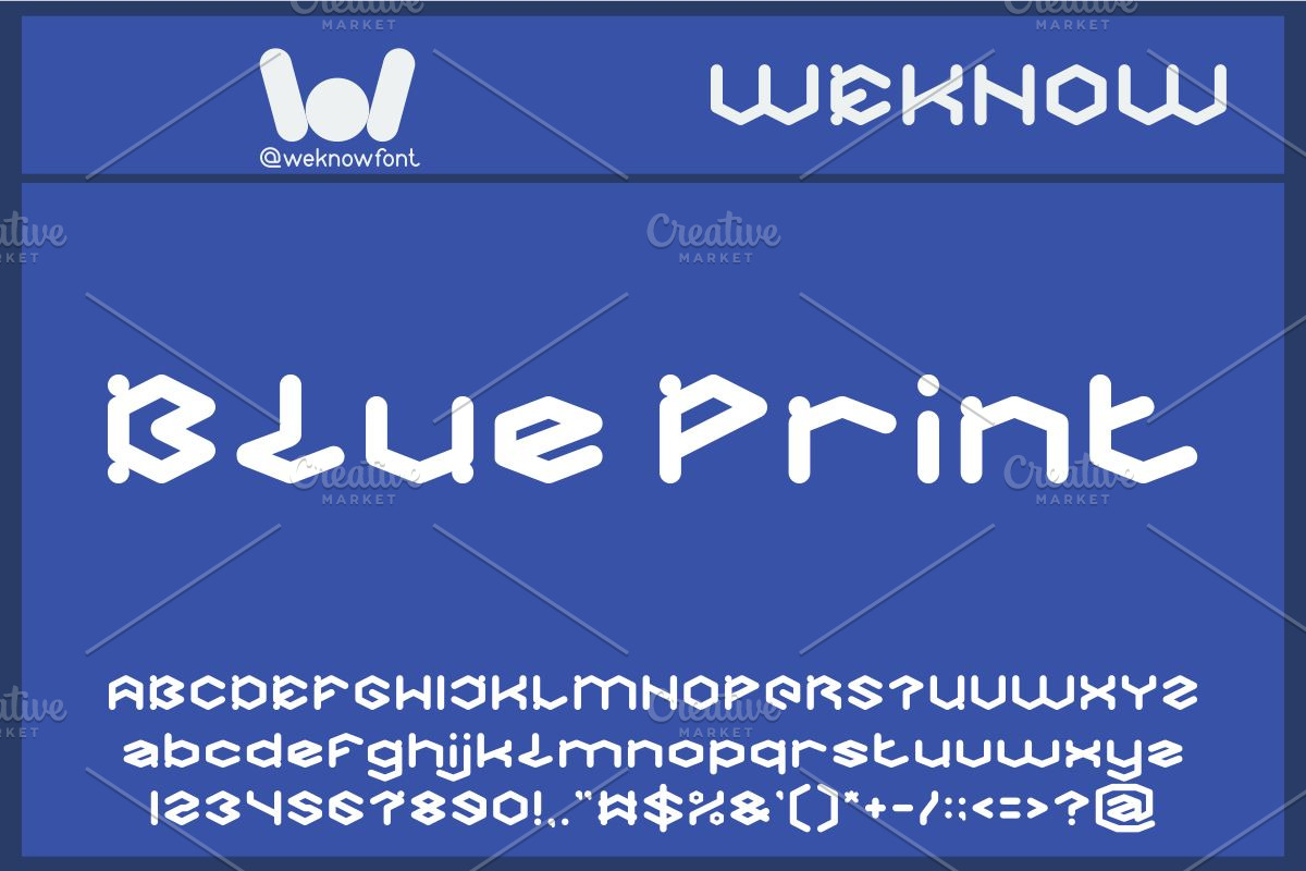 High tech font, a Font by weknow (Photo 3 of 8)
