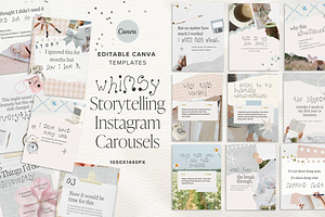 Whimsy Instagram Carousels Canva
