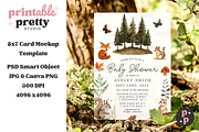 Woodland 5x7 Card Mockup PSD, a Product Mockup by Printable Pretty Studio (Thumbnail 3 of 6)