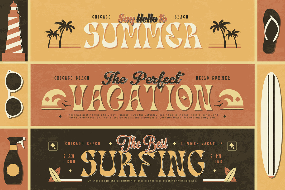 Summer Top Display Typeface, a Serif Font by infernostudio3 (Photo 3 of 11)