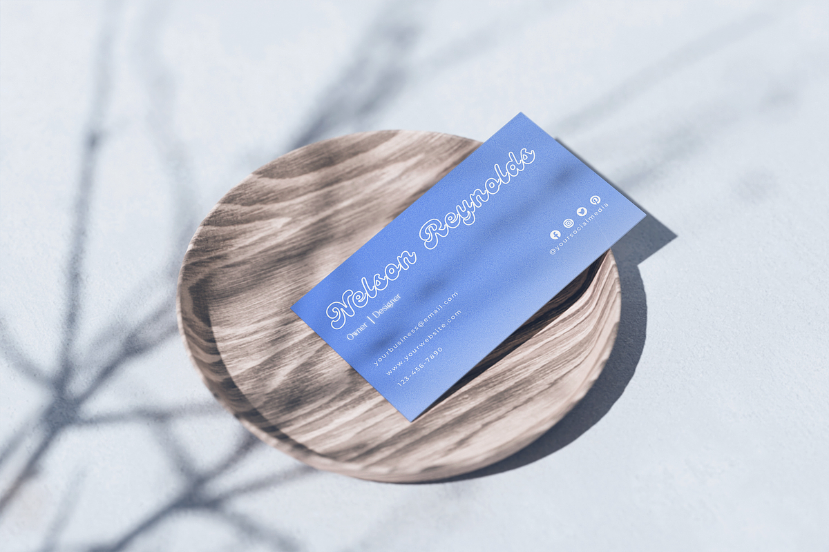 Retro Business Card Template, a Business Card Template by INRASSION (Photo 2 of 6)
