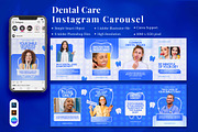 Dental Care Instagram Carousel & Can, a Social Media Template by Attype (Thumbnail 1 of 5)