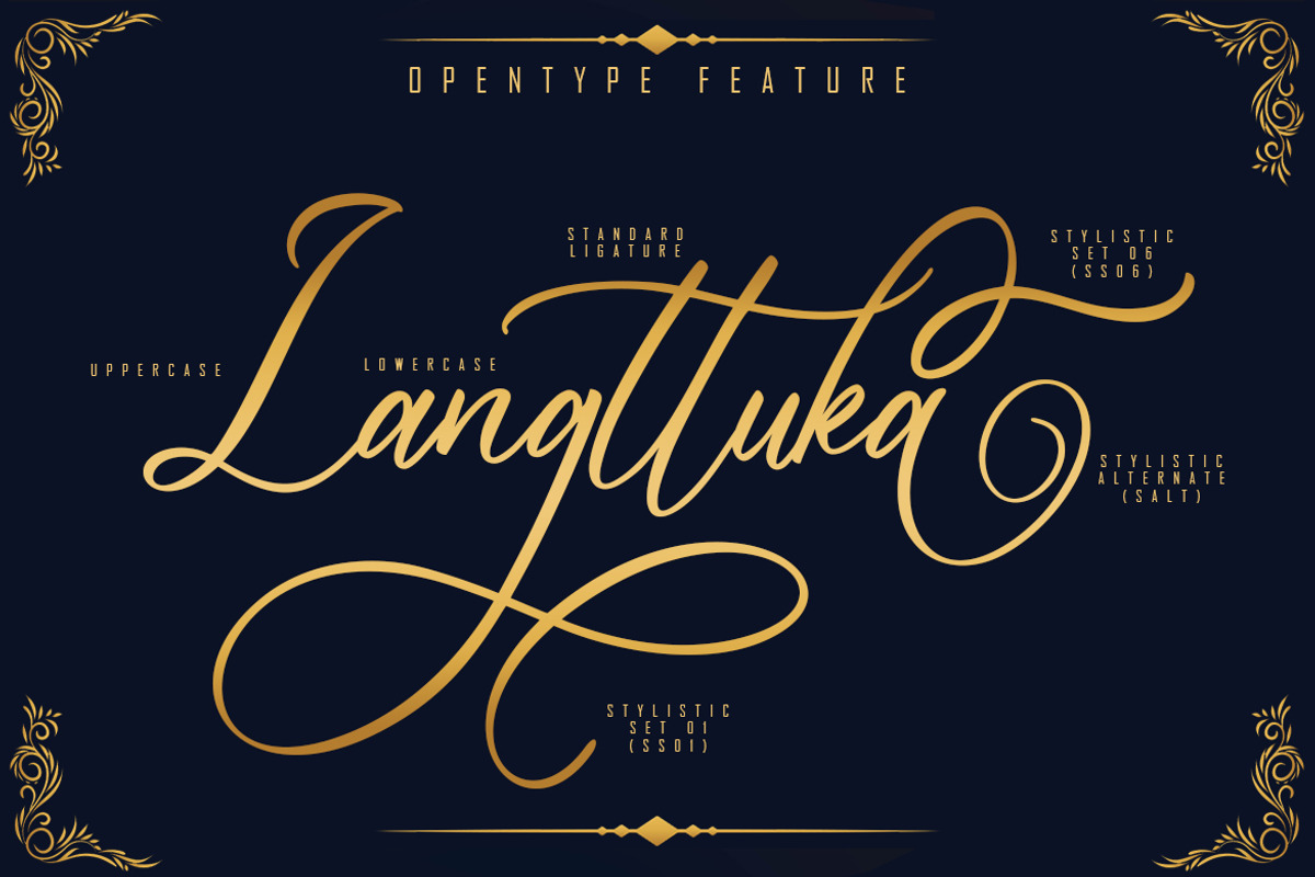 Fallinghat An Elegant Script, a Script Font by skiiller studio (Photo 2 of 8)