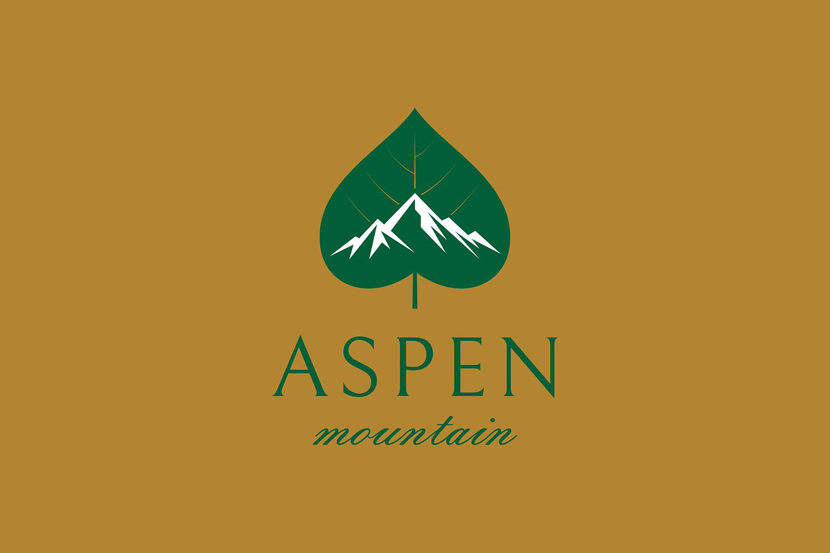 Aspen Mountain Logo, a Branding & Logo Template by Buqancreative (Photo 2 of 4)