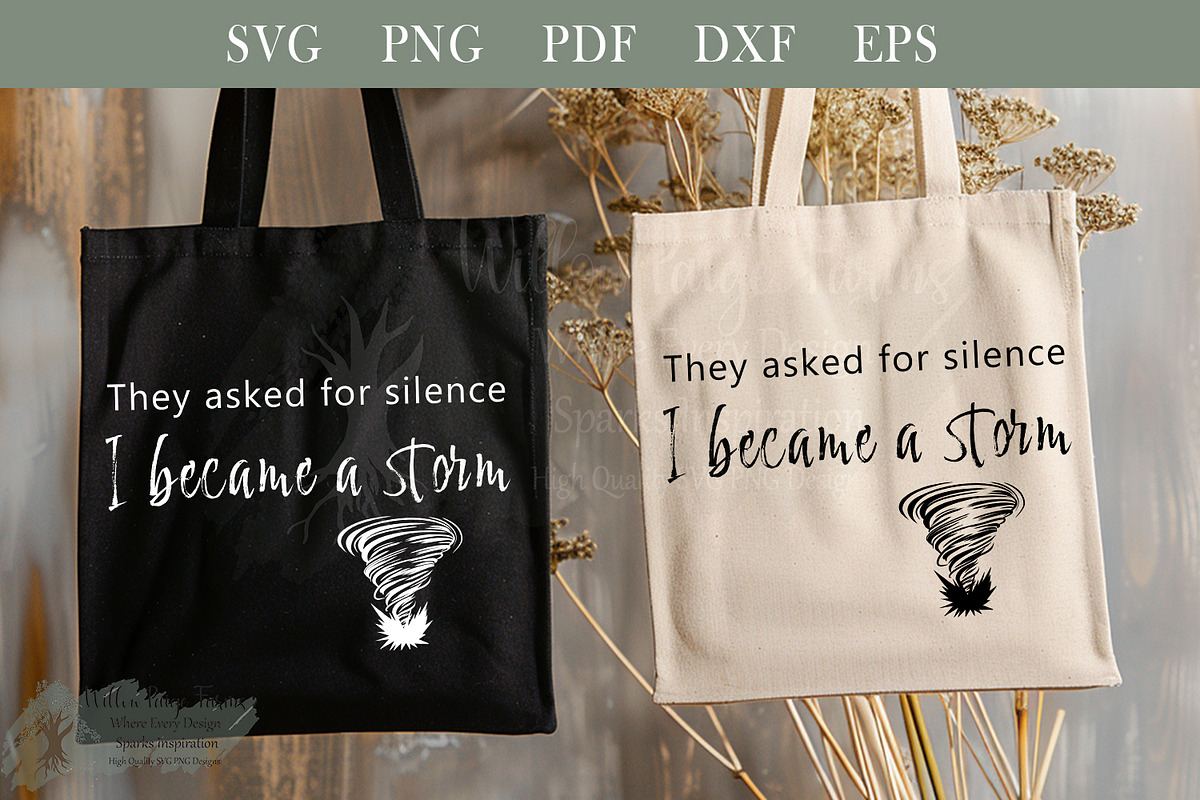I became a storm witchy svg, an Object Illustration by Willow Paige Farms (Photo 2 of 8)