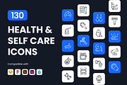 Health and Selfcare Icons, a Duotone Icon by Brickclay (Thumbnail 1 of 7)
