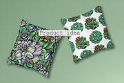 6 seamless patterns with succulents, a Pattern Graphic by AV Design (Thumbnail 8 of 8)