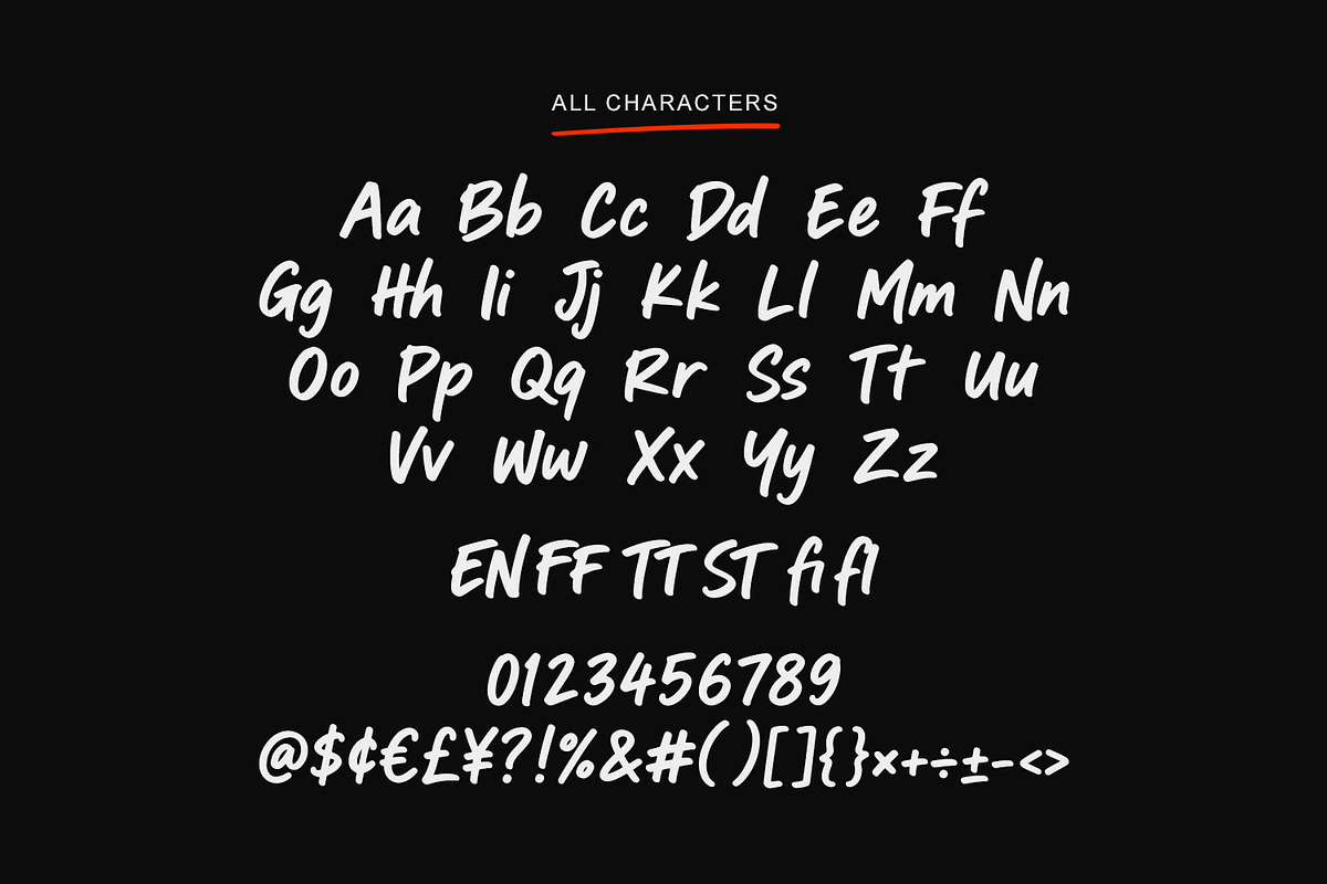 Gred Menzy – Handwritten Script Font, a Script Font by Black Junst (Photo 6 of 7)