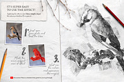 Pencil Sketch PS Action, an Action Add-On by IndWorks Design (Thumbnail 3 of 10)