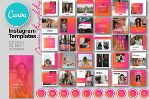 Pink CANVA Instagram Template N23