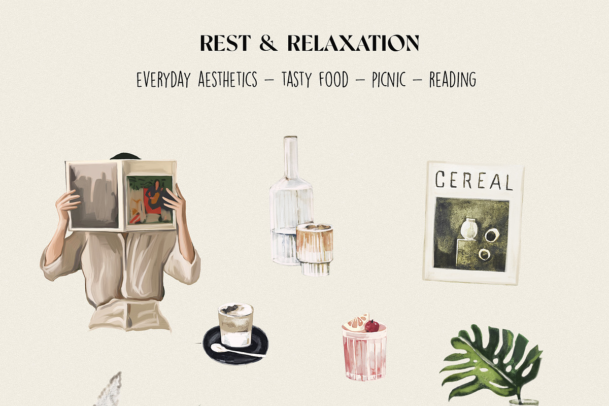 SELF CARE AESTHETICS COLLECTION, a Healthcare Illustration by Natalia Tugova (Photo 14 of 29)