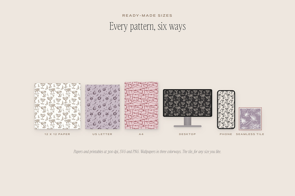 Party & Wedding Seamless Patterns, a Pattern Graphic by The October Creative (Photo 9 of 12)