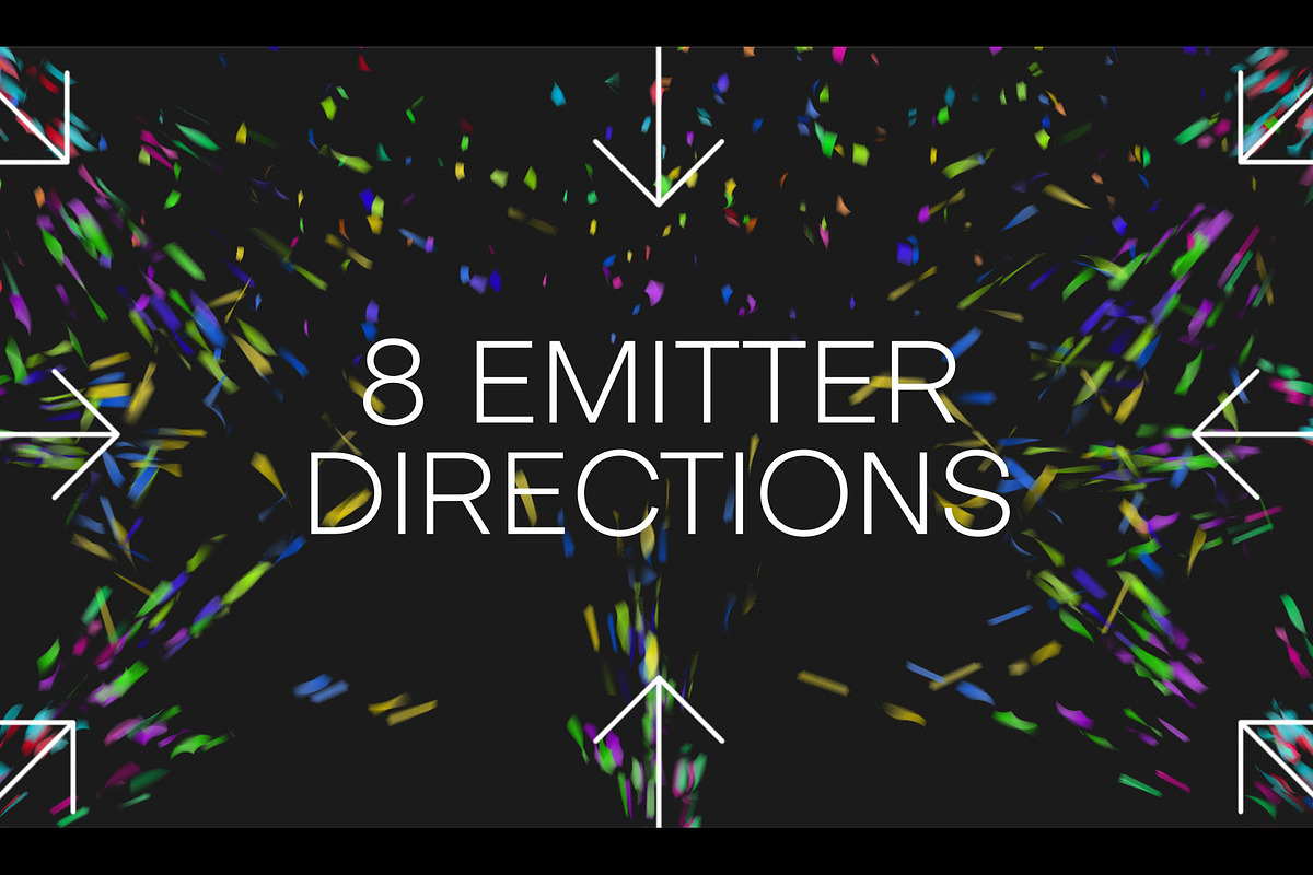 Confetti Cannon Video Overlay Pack, a Background Graphic by Enchanted Studios (Photo 4 of 5)