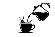 Pour Over Coffee Cup Silhouette Bund, an Illustration by Designs_River (Thumbnail 21 of 31)