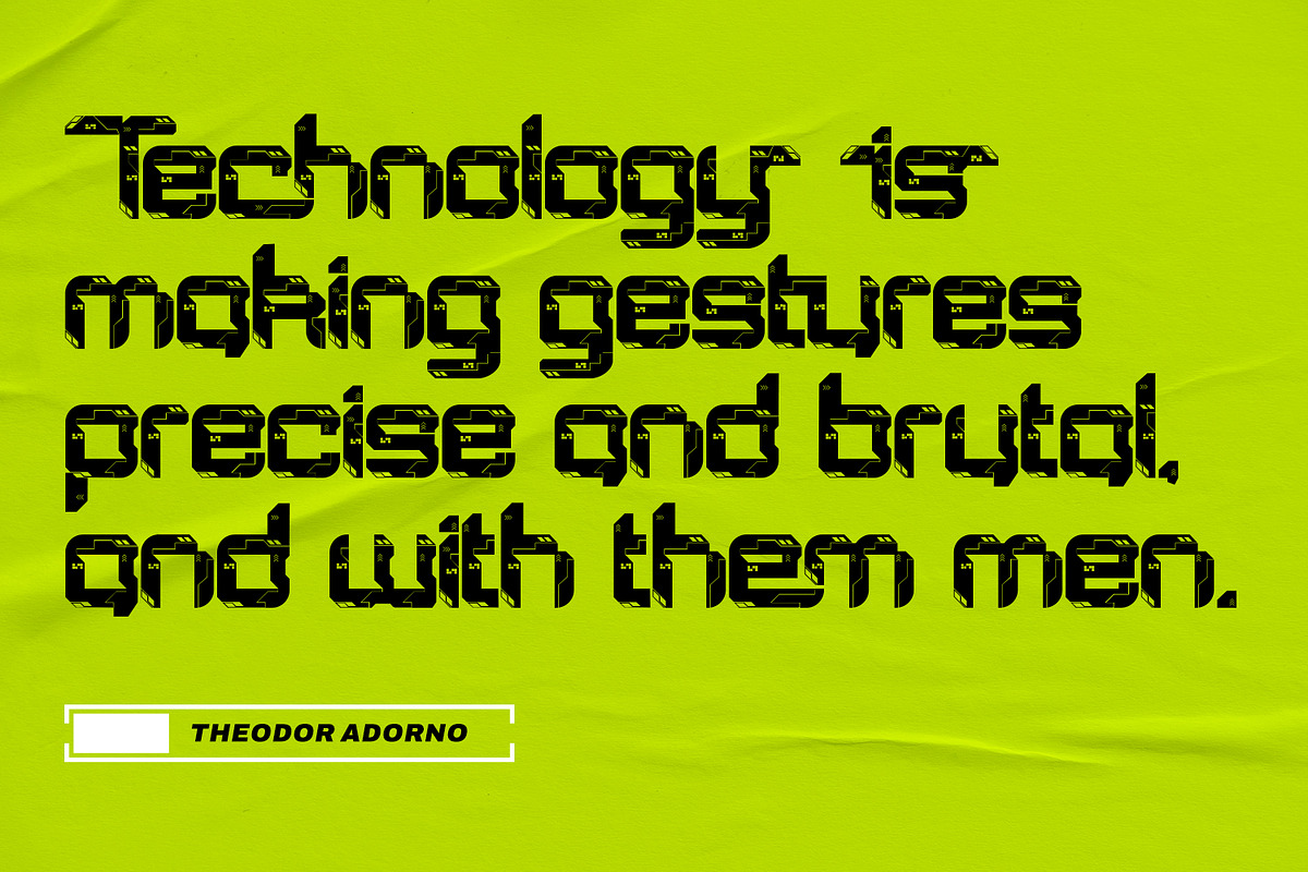 Techpulse, a Symbol Font by Ditatype (Photo 20 of 22)