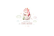 Dino world! Cute dinosaur set, an Animal Illustration by Peace ART (Thumbnail 14 of 14)