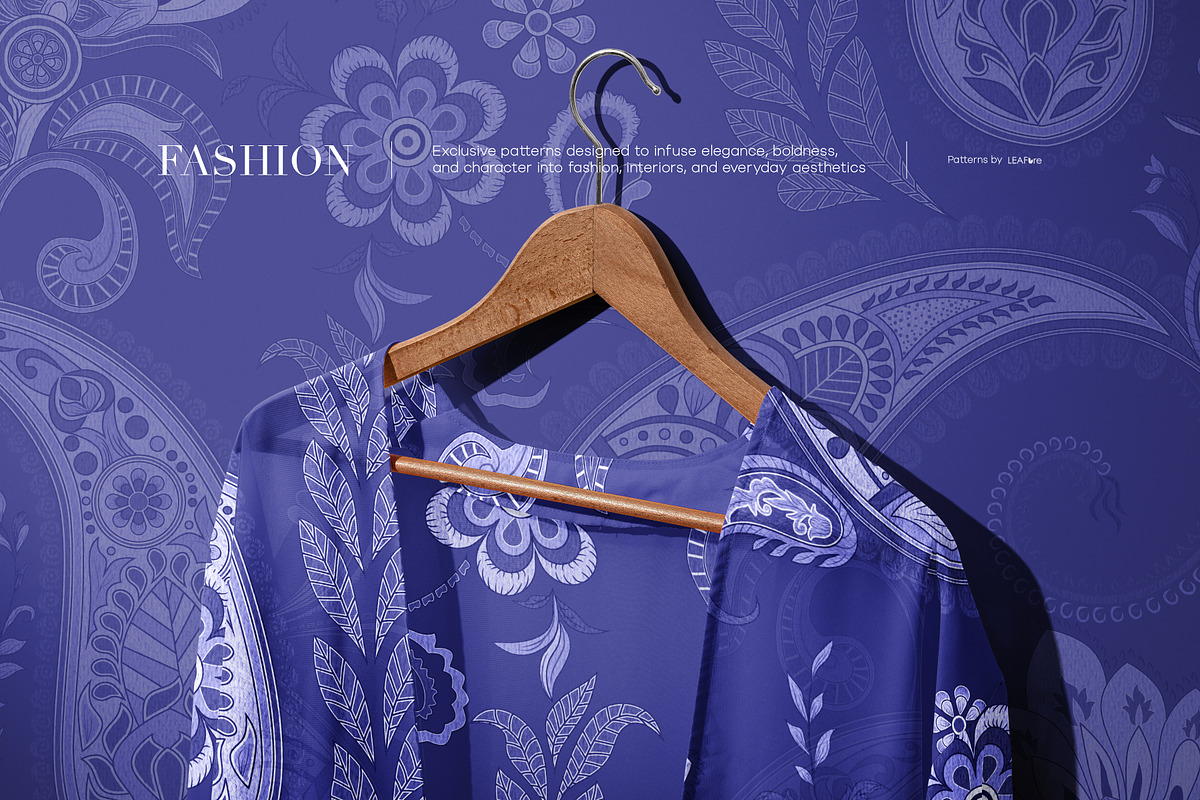 TAZLEEN Hand Drawn Paisley Prints, a Pattern Graphic by LEAFure (Photo 4 of 11)