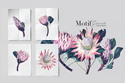 Exotic Protea Prints & Motifs, a Pattern Graphic by Pink Linen (Thumbnail 5 of 10)