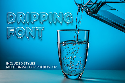 Dripping Font, a Font by OWPictures