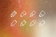 Writing Implements Icon Set, an Icon by Medialoot (Thumbnail 5 of 5)