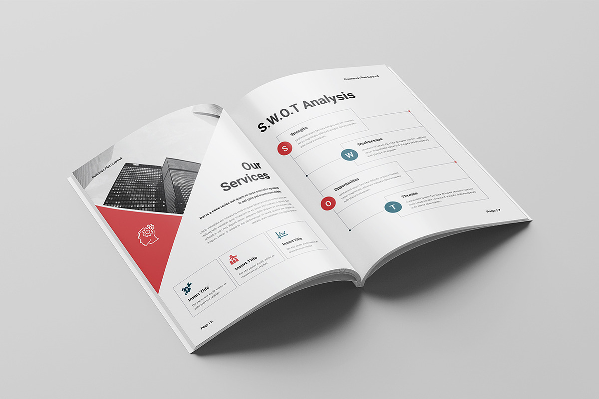 Business Plan Template | Brochure, a Brochure Template by Spark_Creative (Photo 4 of 12)