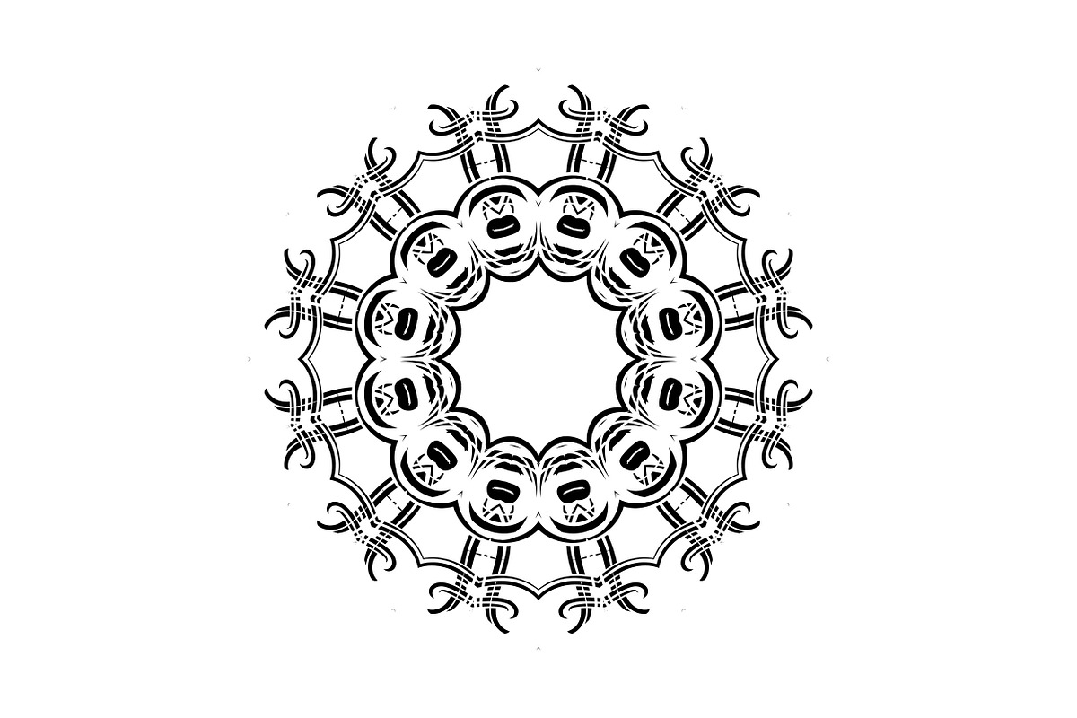 Elegant Mandala Line Art Collection, a Decorative Illustration by NJ Himel (Photo 82 of 101)