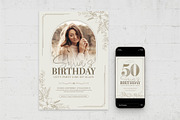Elegant Birthday Flyer Template, a Flyer Template by BrandPacks (Thumbnail 2 of 4)