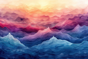 Illustrate a nature-inspired colorfu, a Photo by LOGOCREATIVE