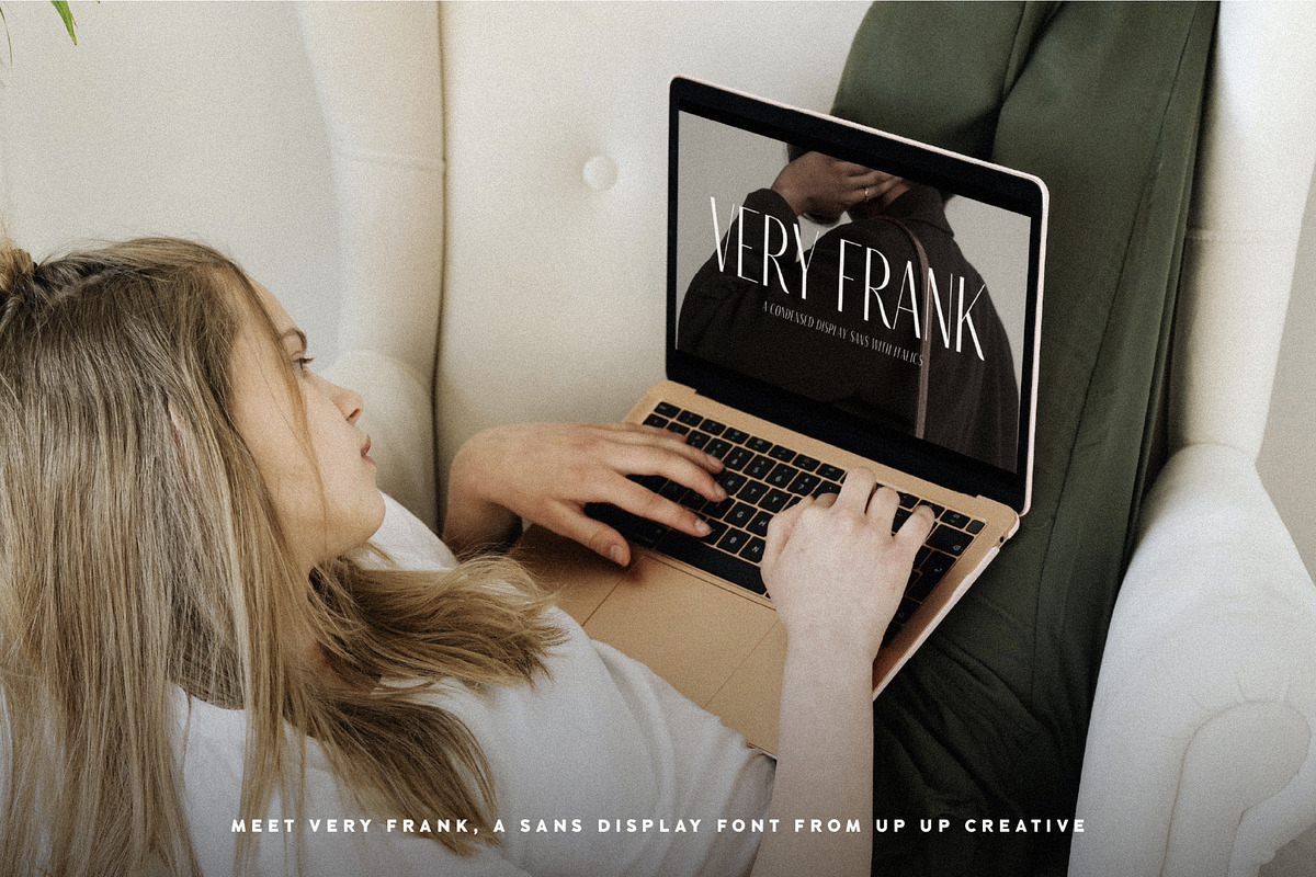 Very Frank, A Condensed Sans, a Sans Serif Font by Up Up Creative (Photo 2 of 16)