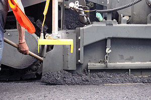 Road construction.