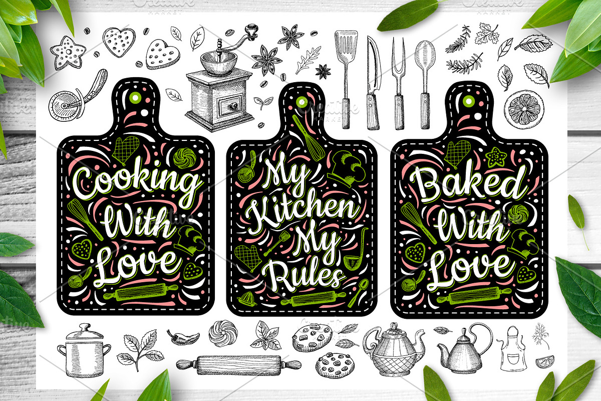CHALK LETTERING QUOTS, a Poster Template by Iraida_Bearlala (Photo 4 of 4)