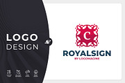 Royal Sign - Letter C Logo Template, a Branding & Logo Template by LOGOMAGINE (Thumbnail 1 of 16)