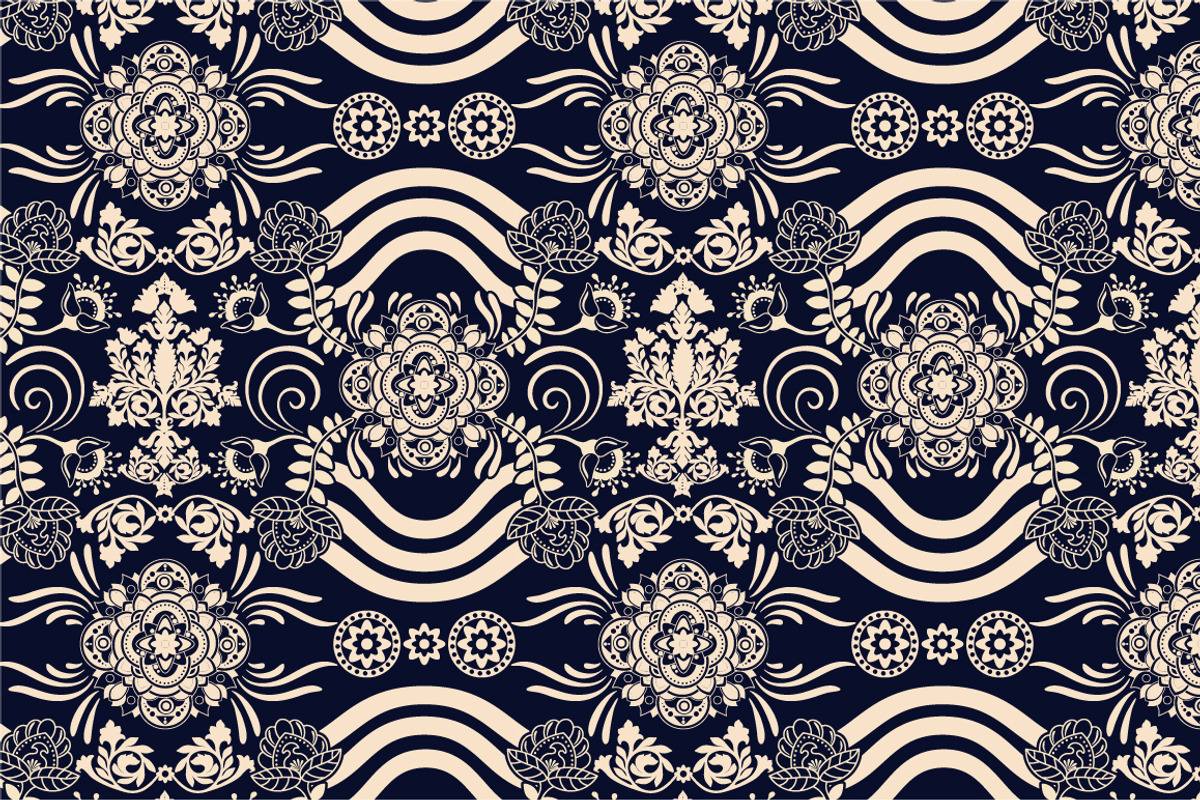 Set of Aztec and Floral Patterns, a Pattern Graphic by Sunny_Lion