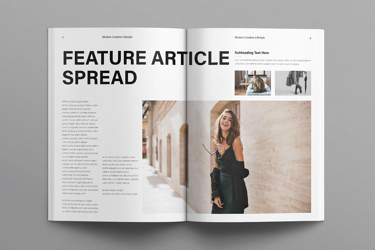 Modern Creative Lifestyle Magazine, a Magazine Template by MassiveCreator (Photo 2 of 7)