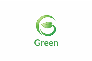 Green Sprout Letter G Logo, a Branding & Logo Template by yopie