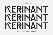 Kerinant Creative Sans, a Sans Serif Font by Artiveko (Thumbnail 1 of 9)