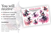 Watercolor Halloween Clipart Bundle, a Seasonal Illustration by Creative Arslan (Thumbnail 5 of 11)